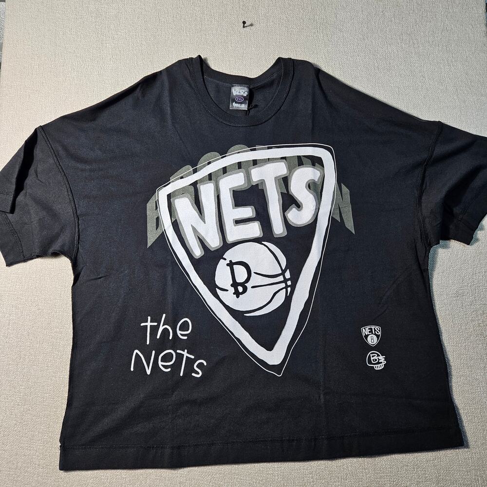 Shoe Palace Brooklyn Nets NBA Oversized Shirt Mens 2XL NWT Licensed